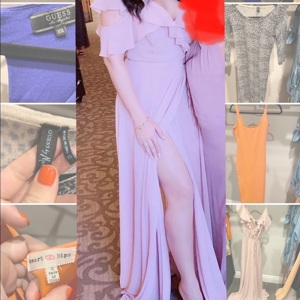 Beautiful dust rose wrap dress